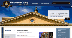 Desktop Screenshot of hendersoncountync.org