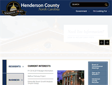 Tablet Screenshot of hendersoncountync.org